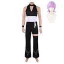 New Panty & Stocking with Garterbelt Angel Brothers Polyurethane Black Outfit Cosplay Costume