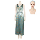 Final Destination: Bloodlines Iris Campbell Women Green Dress Carnival Halloween Cosplay Costume