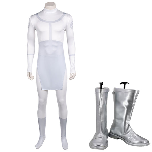 Invincible Viltrum Mark Viltrumite Uniform White Suit Carnival Halloween Cosplay Costume