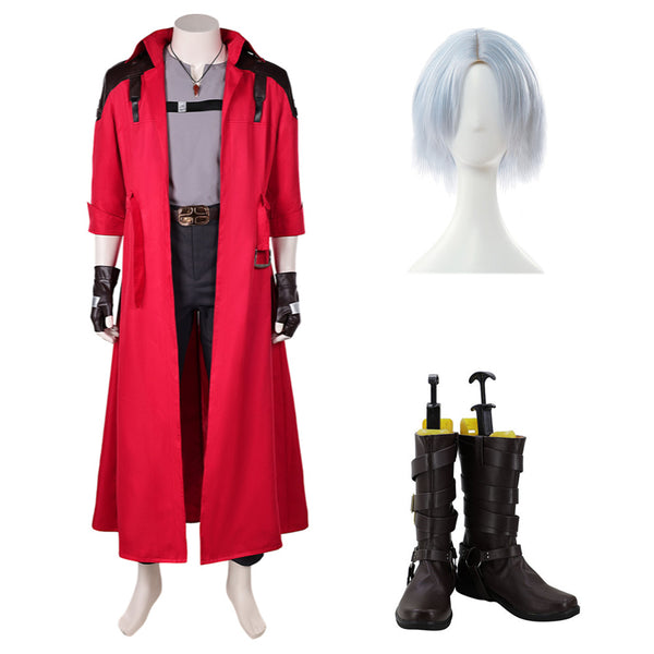 DMC Dante Red Full Set Outfit Carnival Halloween Cosplay Costume