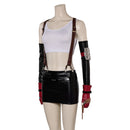 FF VII Tifa Lockhart Women Top Skirt Full Set Party Carnival Halloween Cosplay Costume