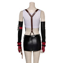 FF VII Tifa Lockhart Women Top Skirt Full Set Party Carnival Halloween Cosplay Costume
