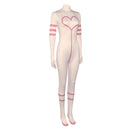 Hazbin Hotel Angel Dust Women White Jumpsuit Party Carnival Halloween Cosplay Costume