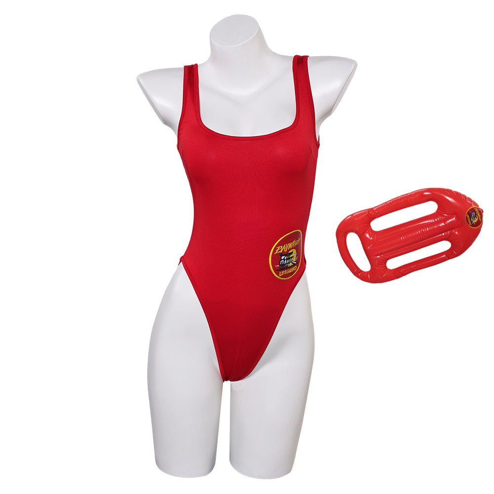 Baywatch C.J. Parker Women Red One piece Swimsuit Party Carnival Hallo