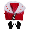 Hazbin Hotel 2024 Valentino Red Coat Party Carnival Halloween Cosplay Costume