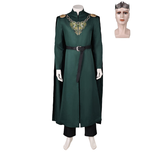 House of the Dragon Aegon Targaryen Green Outfit Party Carnival Halloween Cosplay Costume