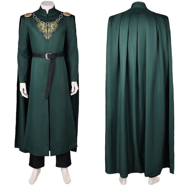 House of the Dragon TV Aegon Targaryen Green Outfit Party Carnival Halloween Cosplay Costume