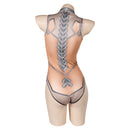 Stellar Blade Eve Women Sexy One-piece Swimsuit Party Carnival Halloween Cosplay Costume