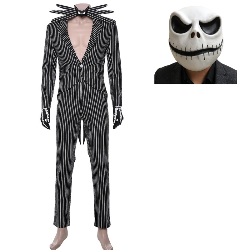 The Nightmare Before Christmas Jack Skellington Suit Cosplay Costume The Nightmare Before Christmas Jack Skellington Suit Cosplay Costume