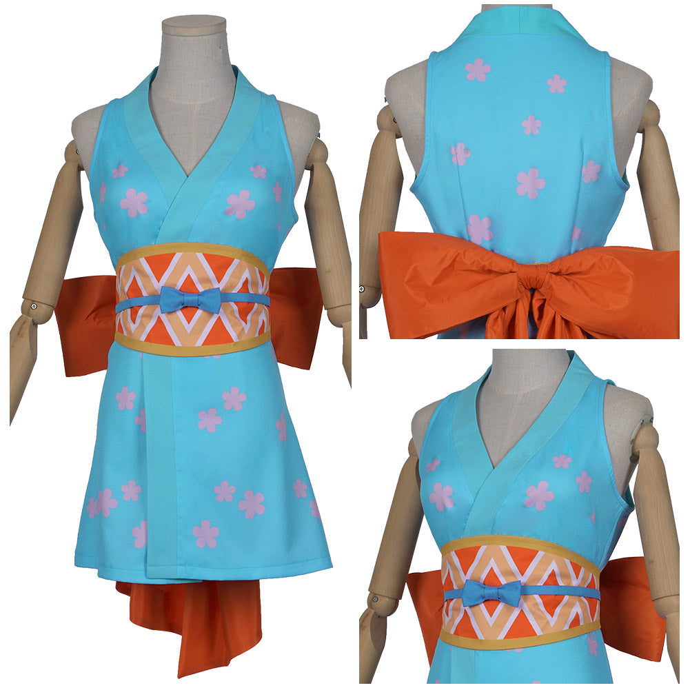 One Piece Wano Country Nami Wanokuni Outfit Halloween Carnival Cosplay