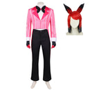 Hazbin Hotel 2025 Season 2 Alastor Pink Outfit Carnival Halloween Cosplay Costume