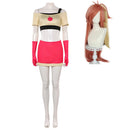 Hazbin Hotel Season 2 Cherri Bomb Pink Top Skirts Set Outfit Women Carnival Halloween Cosplay Costume