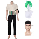 Cosplay Costume Zorro One Piece Season 2 Classic Shirt Pants Set Men Halloween Carnival Party Outfits