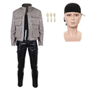 Cosplay Costume Roronoa Zoro One Piece Season 2 Fullset Grey Men Halloween Carnival Party Outfits