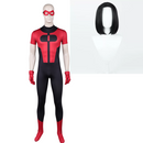 Cosplay Costume Oliver Grayson Invincible Season 4 Jumpsuit Red Men Halloween Carnival Party Outfits