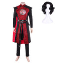 Cosplay Costume Jacaerys Velaryon House of the Dragon Season 3 Royal Uniform Set Red Women Halloween Carnival Party Outfits