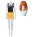 Cosplay Costume Nami Season 2 Tank Top Skirt Set Black Women Halloween Carnival Party Outfit