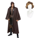 Anakin Skywalker Jedi Robe Costume Outfit Full Set Halloween Cosplay Costume