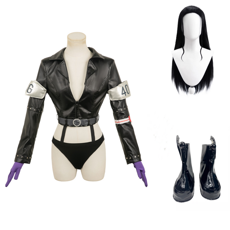 One Piece Egghead Arc Nico Robin Women Balck Suit Party Carnival Halloween Cosplay Costume