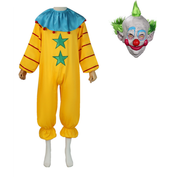 Adult Killer Klowns From Outer Space Shorty Cosplay Costume Jumpsuit Halloween Carnival Suit