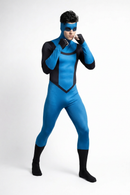 Invincible Mark Grayson Blue Jumpsuit Carnival Halloween Cosplay Costume