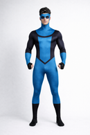 Invincible Mark Grayson Blue Jumpsuit Carnival Halloween Cosplay Costume