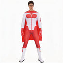 Invincible Omni-Man Nolan Grayson Red Zentai Jumpsuit Carnival Halloween Cosplay Costume