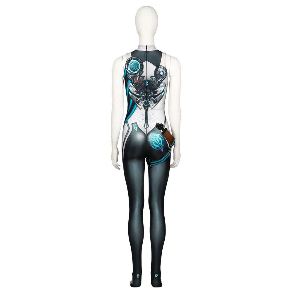 Stellar Blade Eve Women Blue Jumpsuit Set Party Carnival Halloween