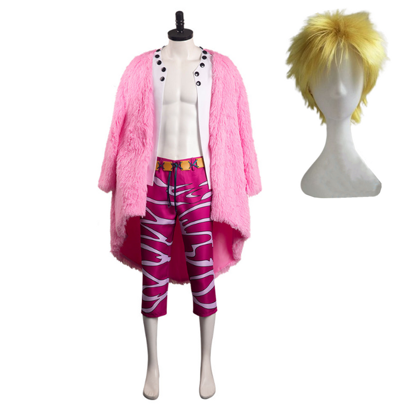 One Piece Donquixote Doflamingo Outfits Halloween Carnival Cosplay Costume