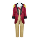 Cosplay Costume Colonial Style Officer Uniform Vintage Authentic Red Men Halloween Carnival Party Outfits