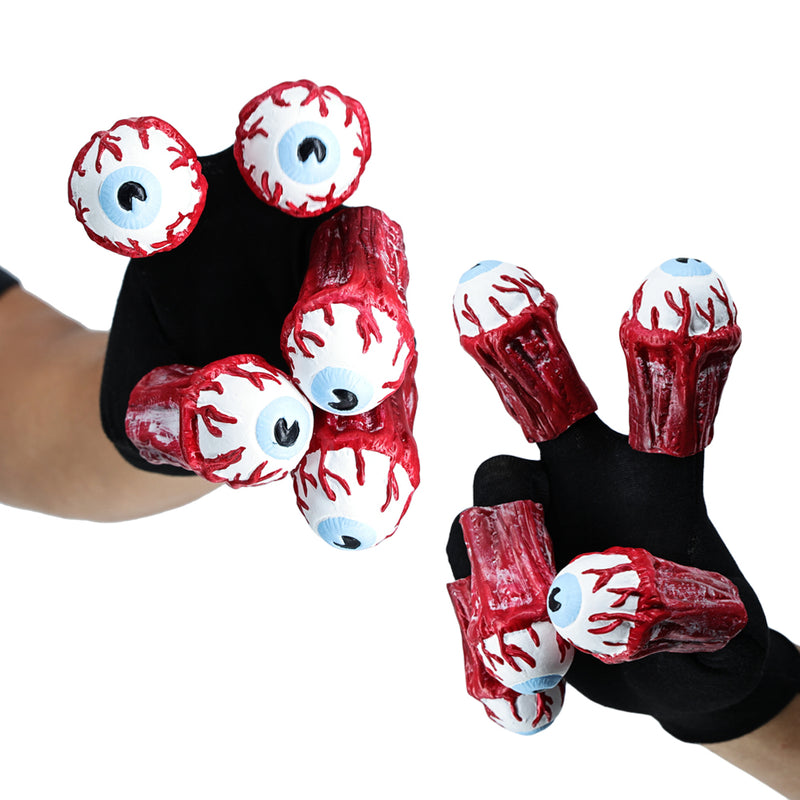 Beetlejuice 2024 Adam Gloves with Eyeballs Halloween Carnival Costume Accessories