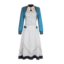 Secrets of the Silent Witch Monica Everett Women Blue Uniform Outfit Cosplay Costume