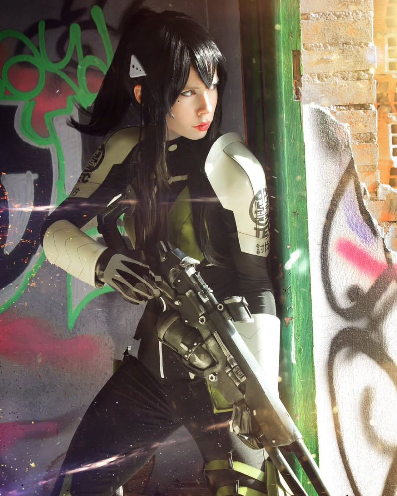 Mina Ashiro Kikoru Shinomiya Defense Force Jumpsuit Outfits Halloween Cosplay Costume