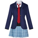 Marin Kitagawa School Uniform Women Blue Dress Outfit Carnival Halloween Cosplay Costume
