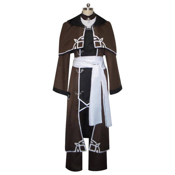 Anime Men Brown Outfits Halloween Cosplay Costume