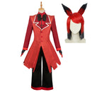 Hazbin Hotel 2024 Alastor Red Outfits Halloween Party Carnival Cosplay Costume