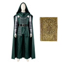 Doctor Doom Cosplay Costume Fullset Green Men Halloween Carnival Party Outfits