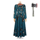 Cosplay Costume Monster: The Lizzie Borden Story Lizzie Blood Dress Printing Women Halloween Carnival Party Outfits