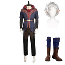 BG Astarion Printed Outfits Wig Full Set Halloween Carnival Cosplay Costume