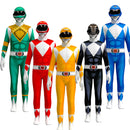 Mighty Morphin Power Rangers Cosplay Jumpsuit Carnival Halloween Cosplay Costume