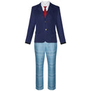 Wakana Gojo School Uniform Blue Outfit Carnival Halloween Cosplay Costume