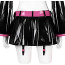 2.5 Dimensional Seduction Anime Mikari Tachibana Women Black Pink Dress Set Cosplay Costume