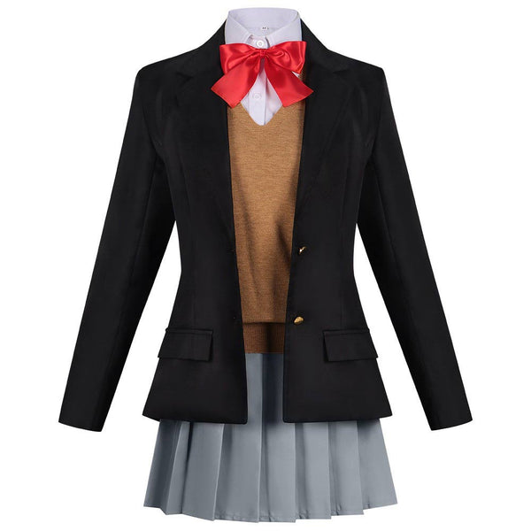 2.5 Dimensional Seduction Anime Mikari Tachibana Women Black Uniform Cosplay Costume