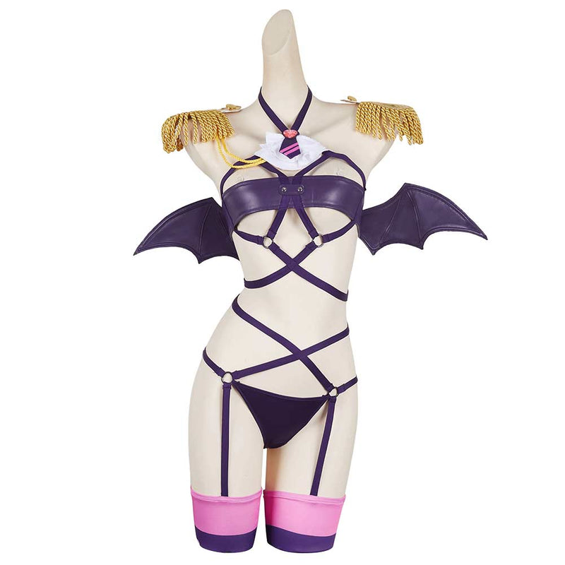 2.5 Dimensional Seduction Mikari Tachibana Women Purple Sexy Suit Cosplay Costume