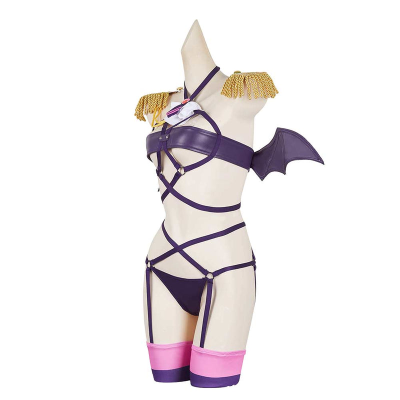 2.5 Dimensional Seduction Mikari Tachibana Women Purple Sexy Suit Cosplay Costume