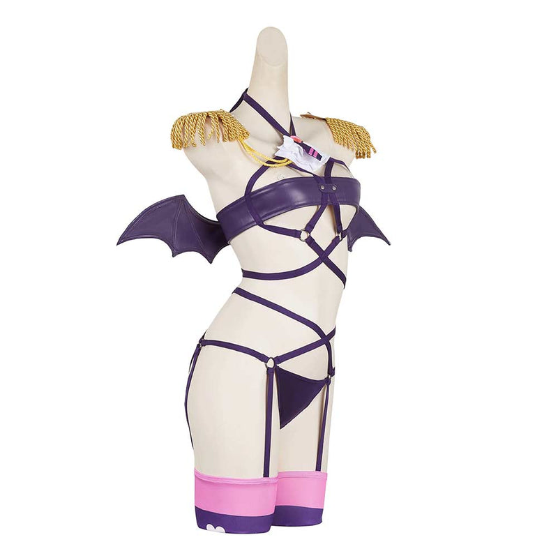 2.5 Dimensional Seduction Mikari Tachibana Women Purple Sexy Suit Cosplay Costume