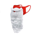 2023 Christmas Santa Claus Cosplay Face Mask Funny Bearded Christmas Cosplay Costume Accessories