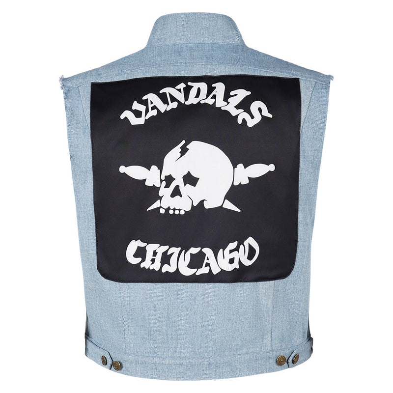 2023 Movie The Bikeriders Benny Denim Vest Outfits Party Carnival Halloween Cosplay Costume
