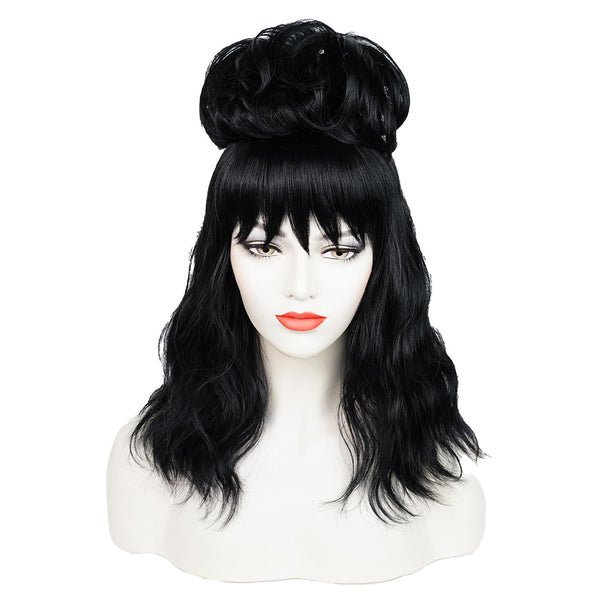 Beetlejuice 2024 Lydia Deetz Astrid Deetz Cosplay Wig Carnival Halloween Party Props