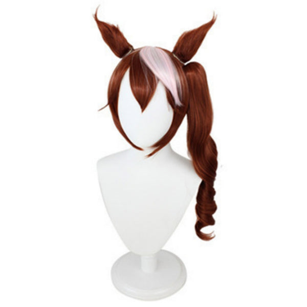 Uma Musume Pretty Derby Anime Tokai Teio Cosplay Wig Heat Resistant Synthetic Hair Carnival Halloween Party Props
